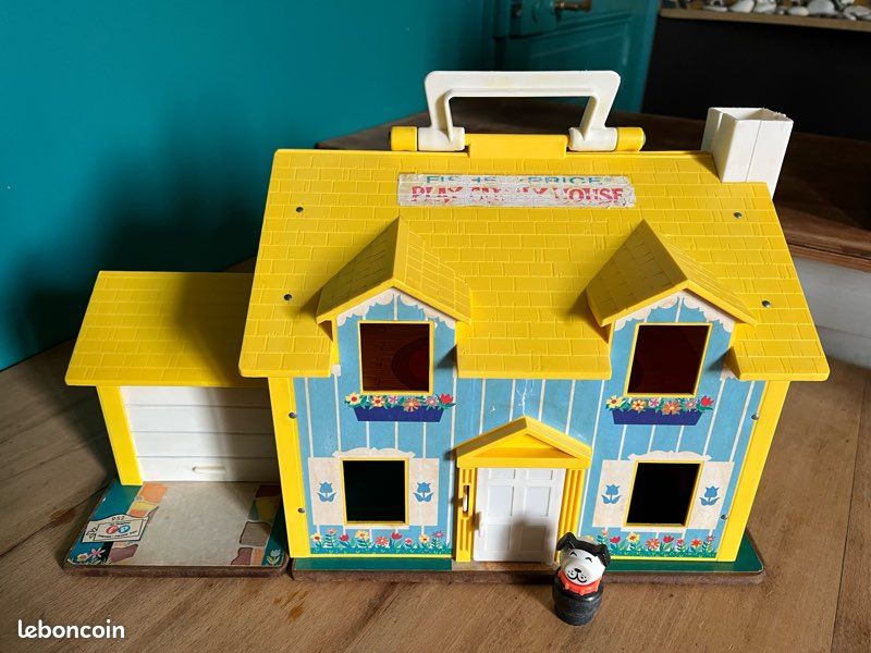 Maison Fisher-Price Little People - Jouet Enfant Vintage En Plastique - Occasion