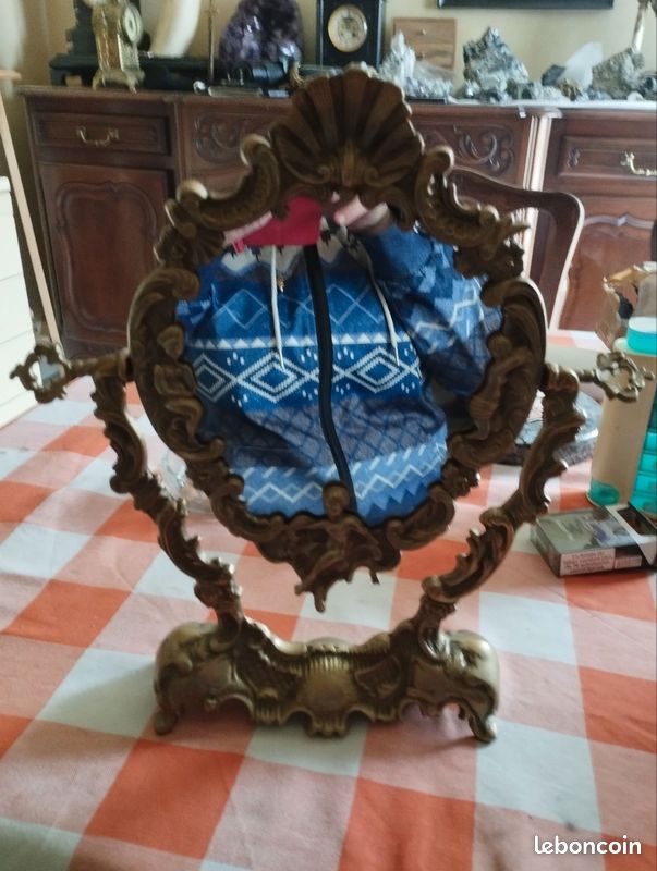 Miroir en bronze pivotant (image 1)