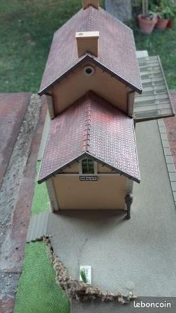 ZH385 ANDRE PORTE Train Maquette Ho 102 Maquette montee d'origine villa