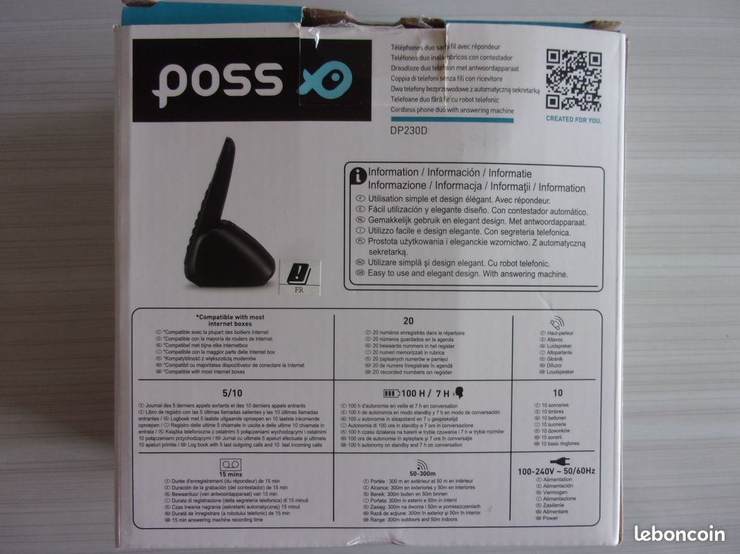 Téléphone duo sans fil avec répondeur (image 4)