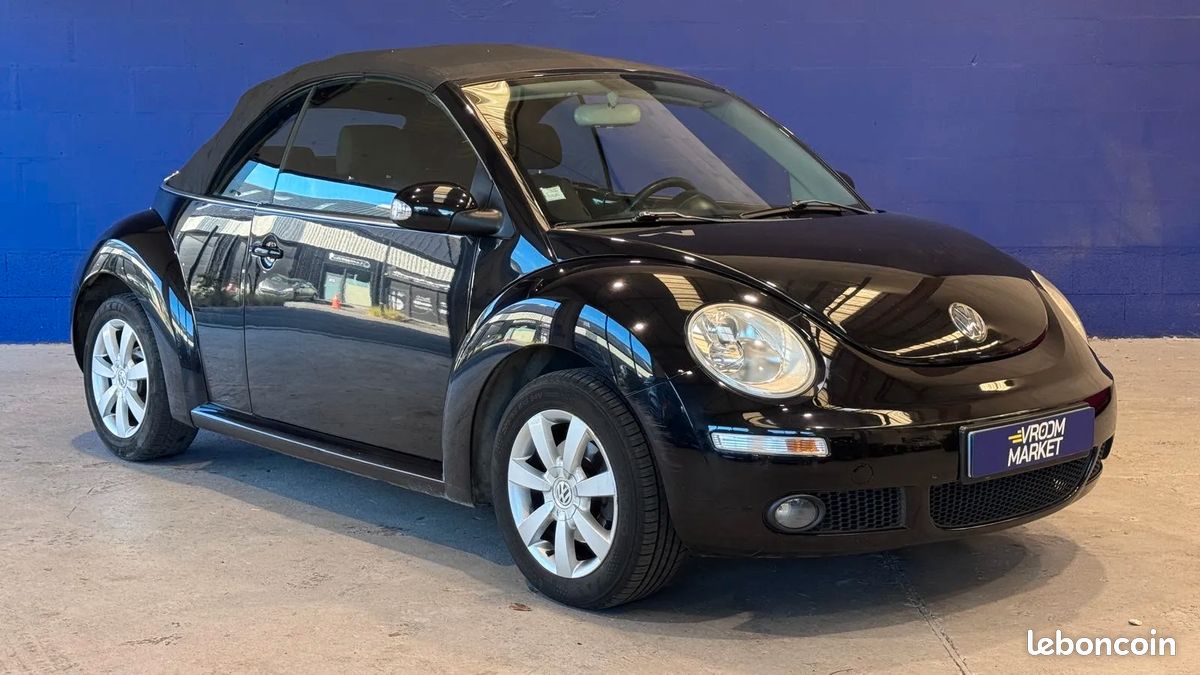 Volkswagen New Beetle Cabriolet 1.6 102ch - Distribution neuve - Rien à prévoir - Sièges chauffants - Climatisation - Radar de recul (image 7)