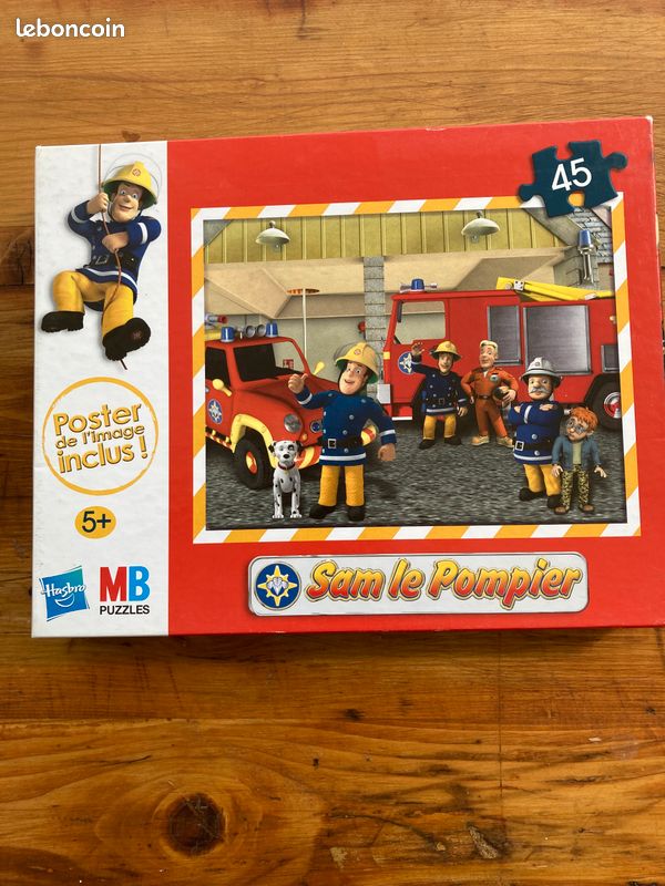 Puzzle pour enfants sam le pompier 5+ (image 1)
