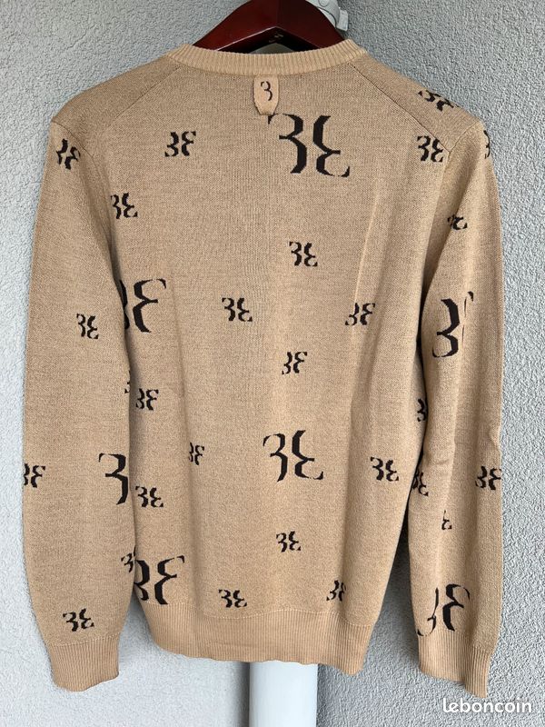 Pull col V Billionnaire en laine mérinos - très bon état - taille M (image 2)
