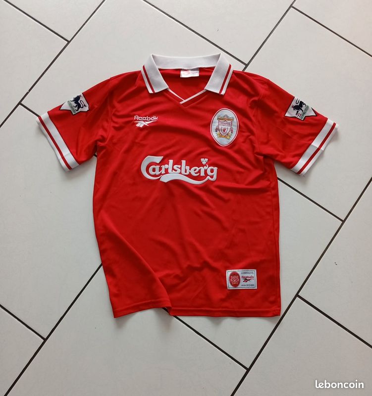 Maillot football vintage Liverpool FC extérieur 1996-1997 3701341457665