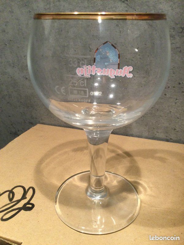 3 verres à bière Belge AUGUSTIJN de 33cl + 3 verres à bière LUPULUS de 50cl (image 5)