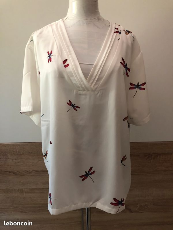 Tunique courte impressions papillons 3XL (image 4)