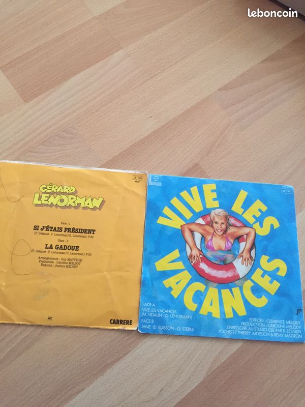 3 disques 33 tours et 2 disques 45 tours GÉRARD LENORMAND (image 6)