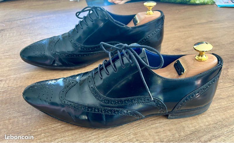 Chaussures homme Richelieu noir (image 3)