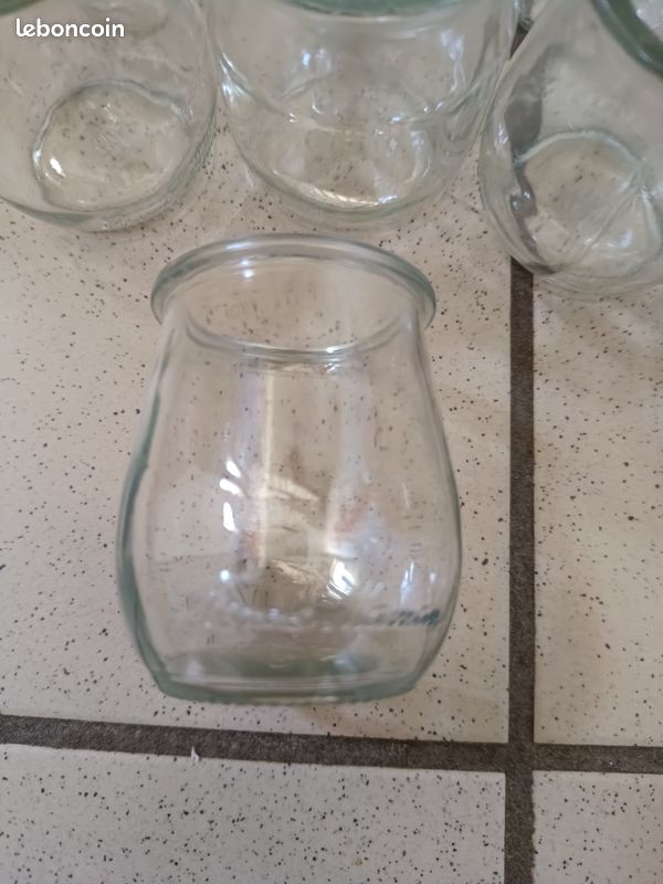 20 pots de yaourt en verre (image 2)