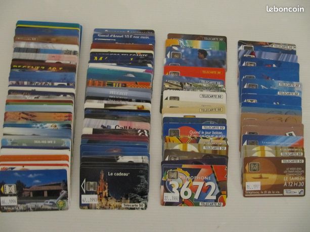 ALBUM COLLECTION DE 121 cartes téléphoniques télécartes ayant servi EUR ALBUM COLLECTION DE 121 cartes téléphoniques télécartes ayant servi EUR