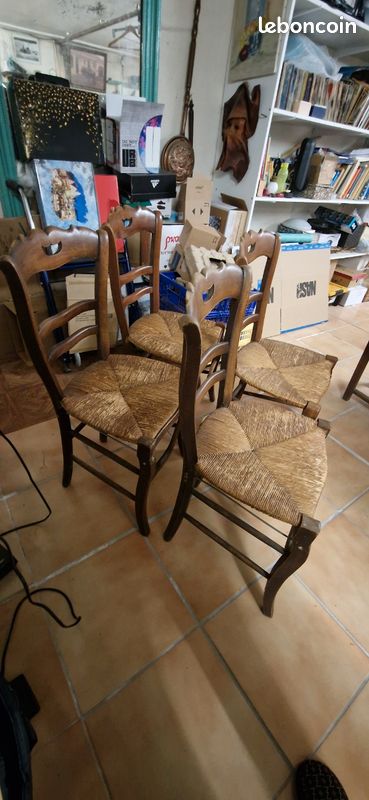Lot de 4 chaise bois (image 2)
