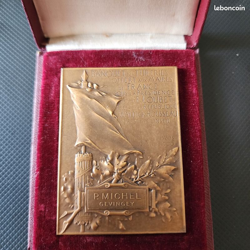 Médaille émaillée – Monnaie De Paris – Congrès Des Maires (Bronze)