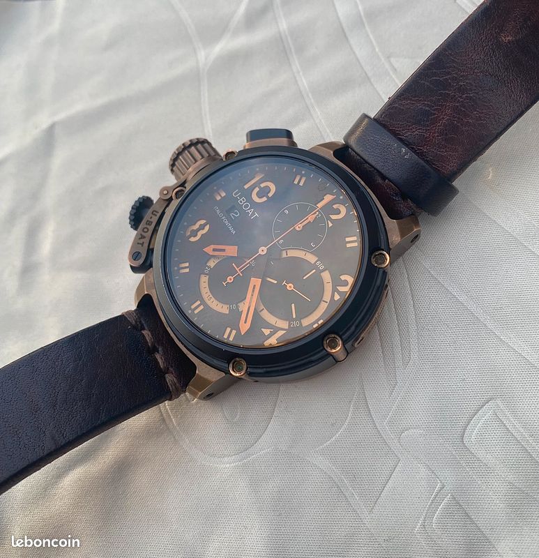 Montre Etanche 100m Montre ADNA CHRONO 51 Black étanche à 100m