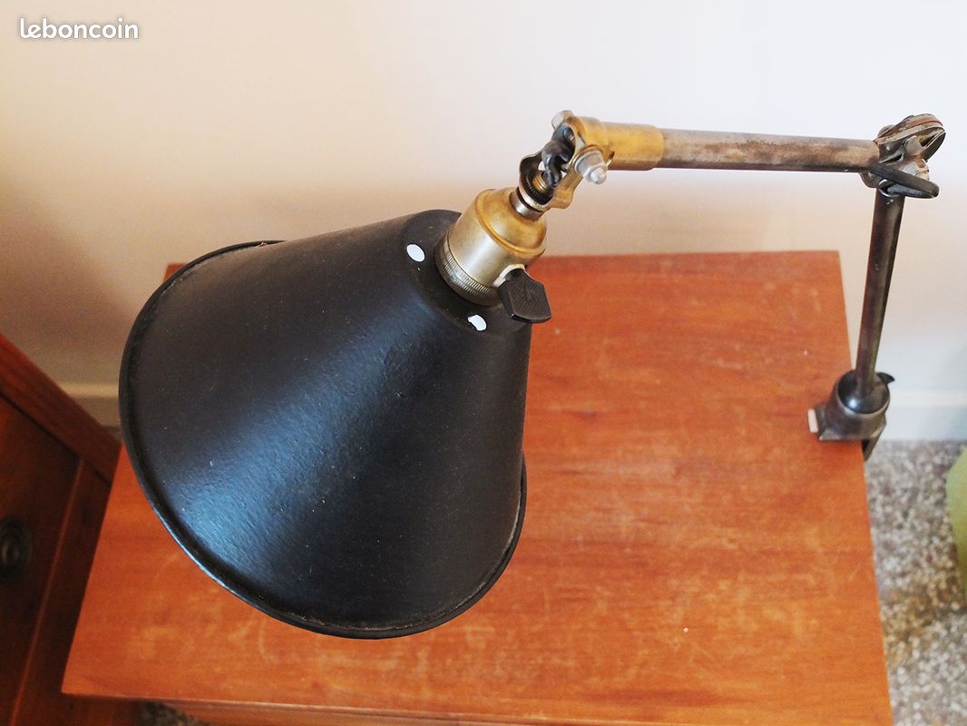 Superbe lampe articulée vintage type Mazda / Gras / Ravel (image 4)