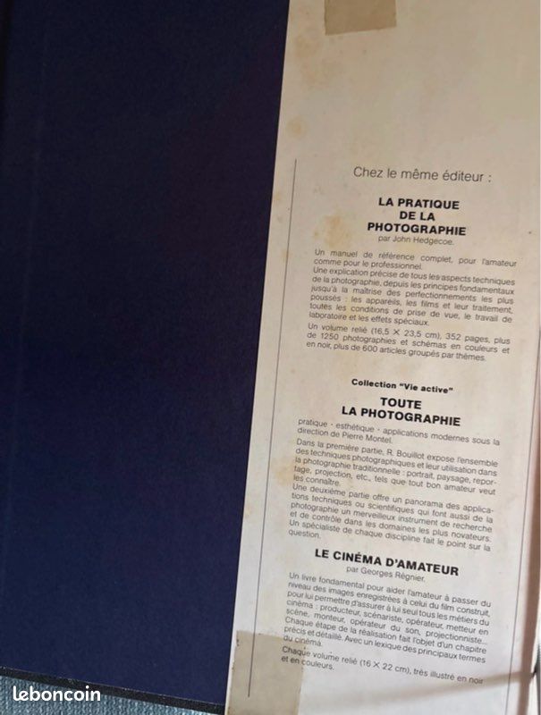 Lot de 2 livres anciens sur la photographie – Larousse / Marabout (image 7)