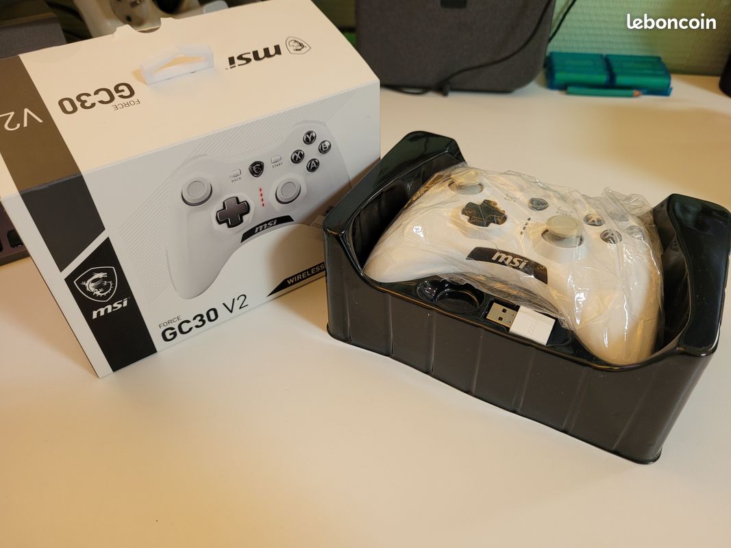 MSI Wireless Controller FORCE GC30 v2 Blanche (image 6)