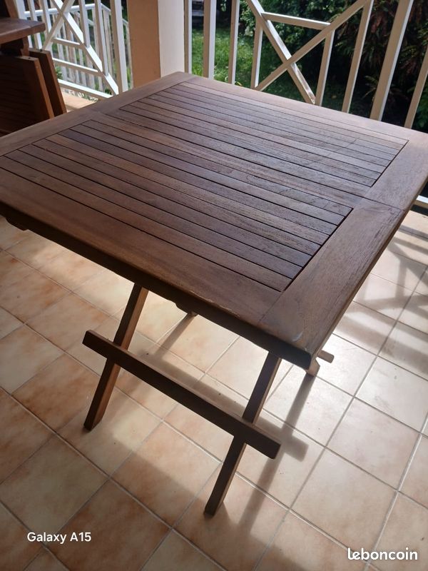Table pliante en bois colibri spirit (image 1)