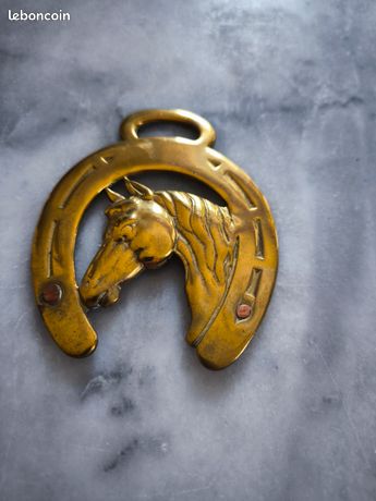 Médaille/médaillon Cheval Tack Cathedral - En Laiton Wells - Décoration équine