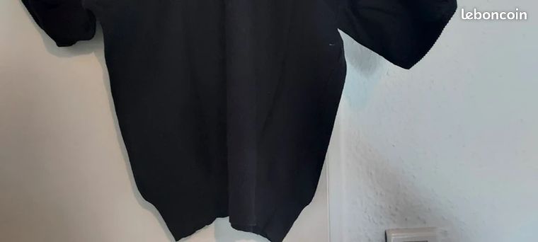 Pull Sans Manches Jennyfer - Col Roulé, Fermeture éclair, Noir, Taille S, Laine Mélangée