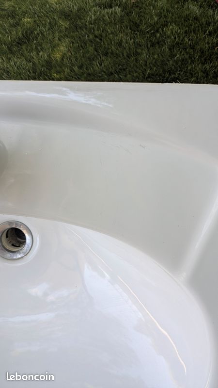 Lavabo mural + pied (image 2)