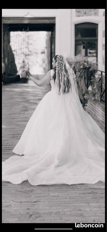 Robe de mariée faite main modèle SIMA COUTURE (image 3)