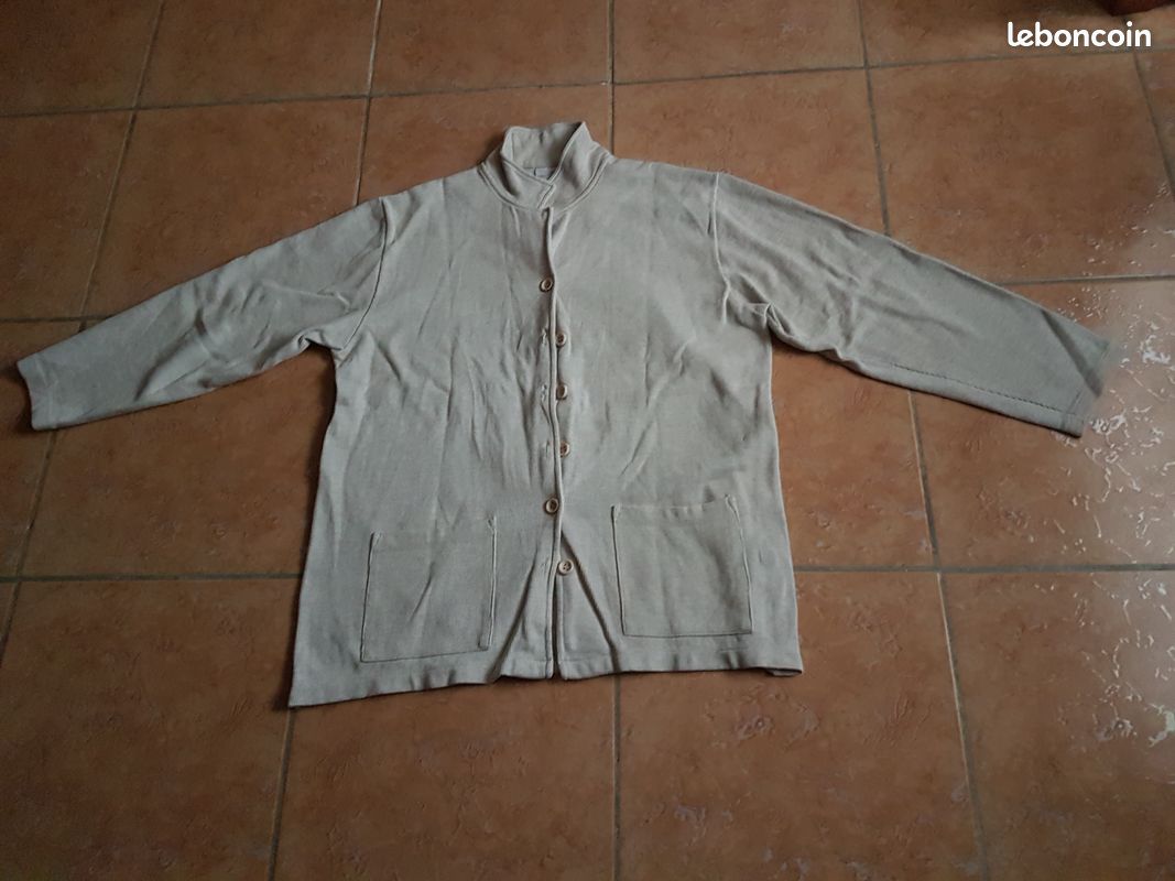 Gilet-veste femme 46 beige Camaïeu (image 1)