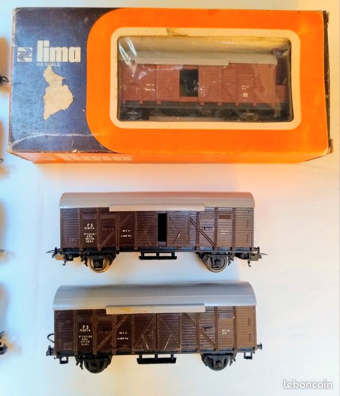 Wagons Couverts Erie – HO – Lot De 3 – Branchline – Neufs