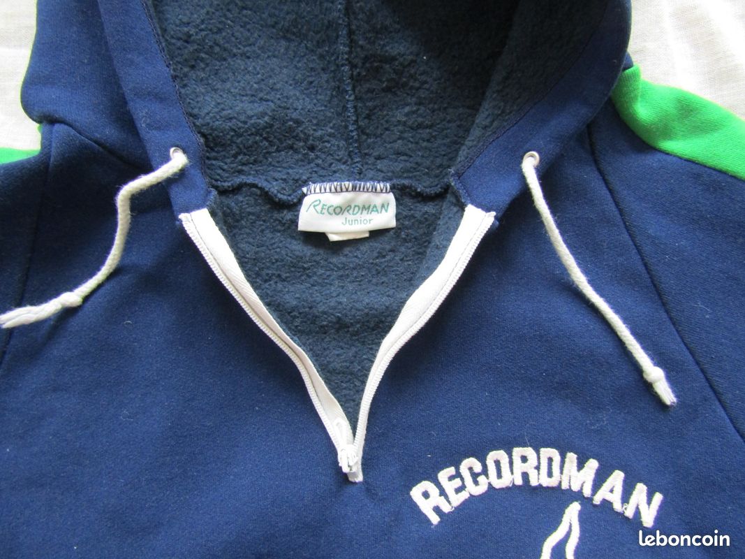 VESTE RECORDMAN VINTAGE Marron survetement 80'S Jacket tracksuit - 3 / M EUR 28,90 - FR