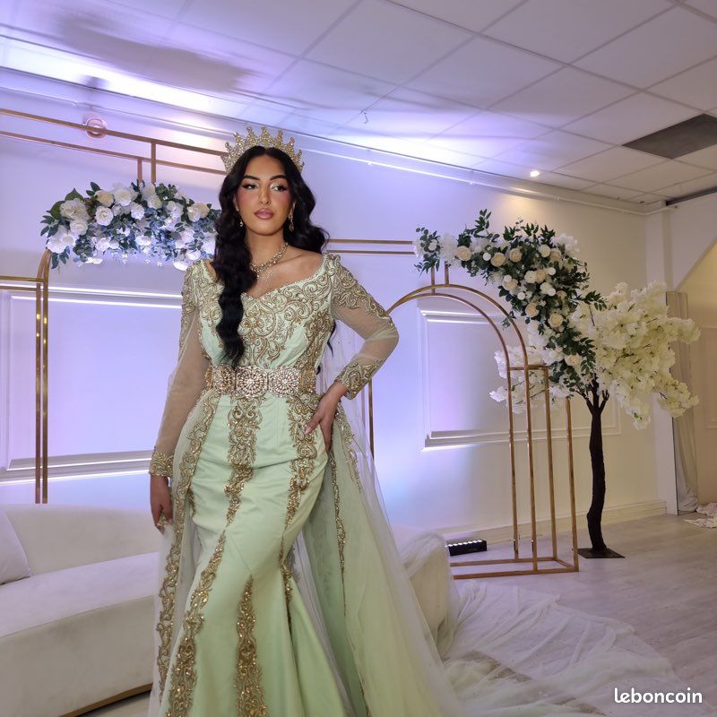 Sublime caftan mariée robe princesse negafa vente Vêtements