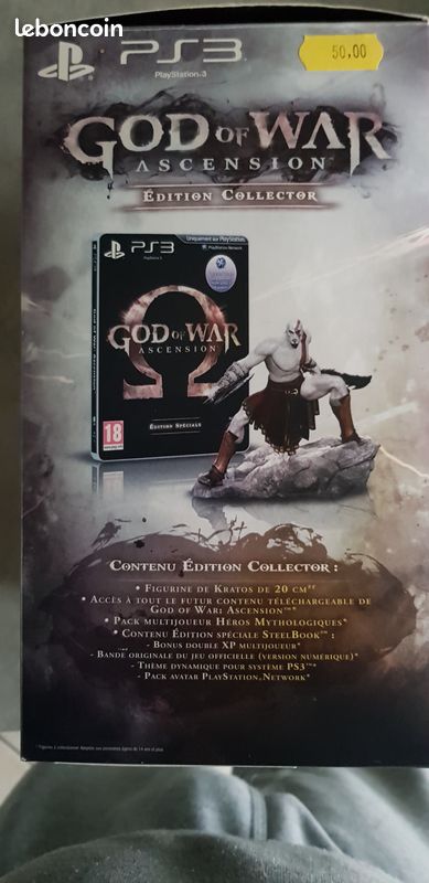 Vend coffret édition collector god of war acsension édition collector sur ps3 (image 4)