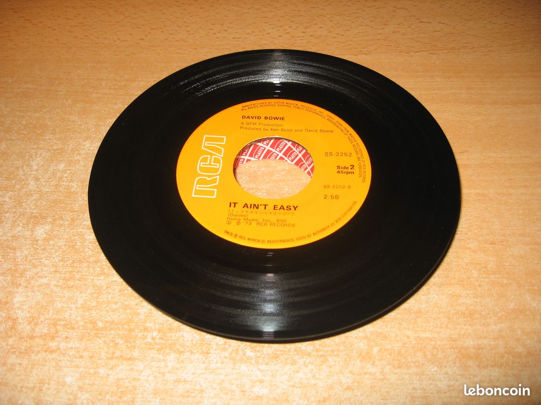 David bowie-space oddity / it ain't easy" japon 1973-vg+ (image 5)