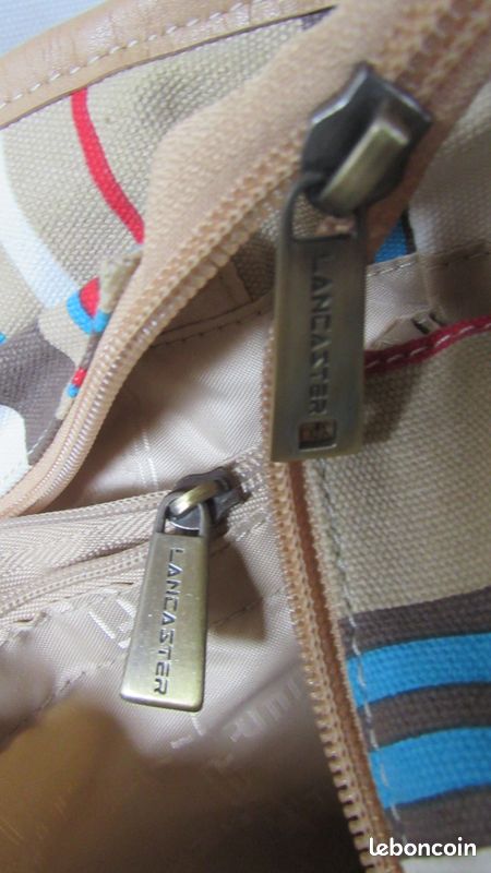 Sac Lancaster toile et cuir (image 5)