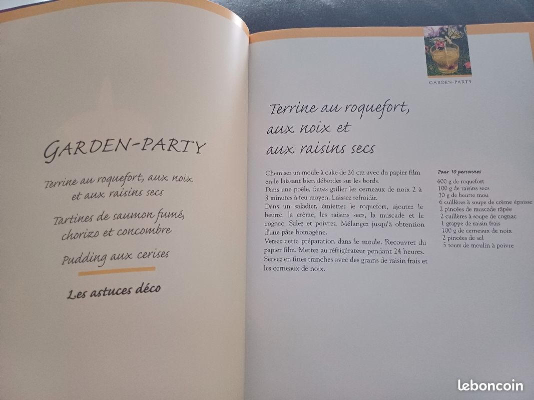 Livre de cuisine: A, la table de Sophie (image 3)