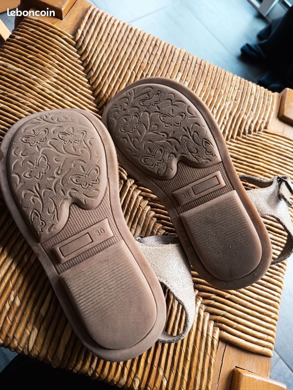 Sandales fille taille 30 cuir (image 2)
