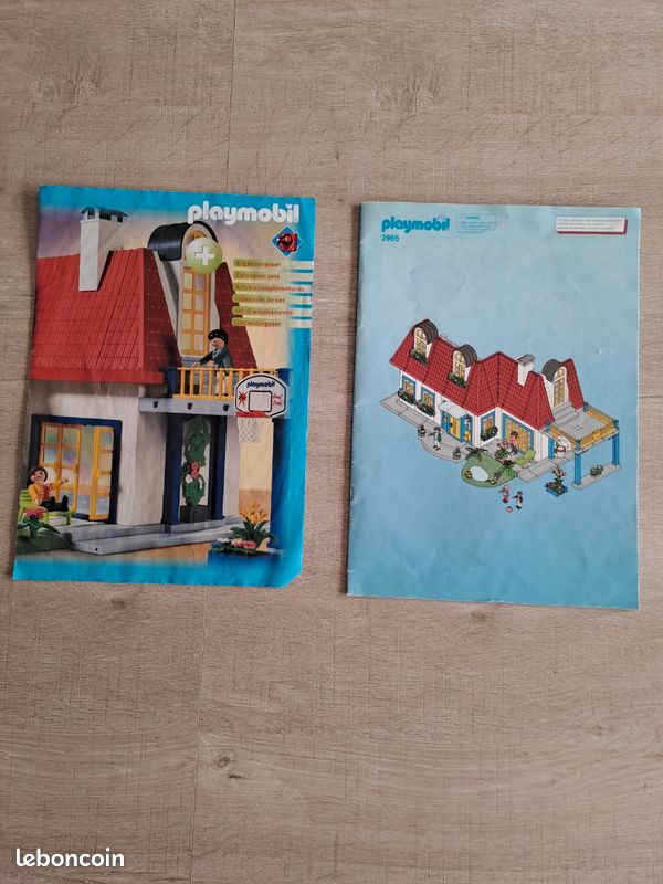 Playmobil 3965 Jolie Maison - Entièrement Meublée Avec Notice - Très Bon état