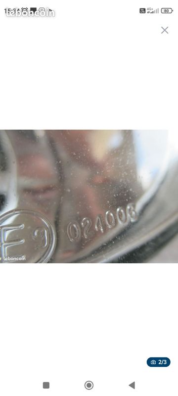 Feux anti brouillard 206 Peugeot 24 euros (image 2)
