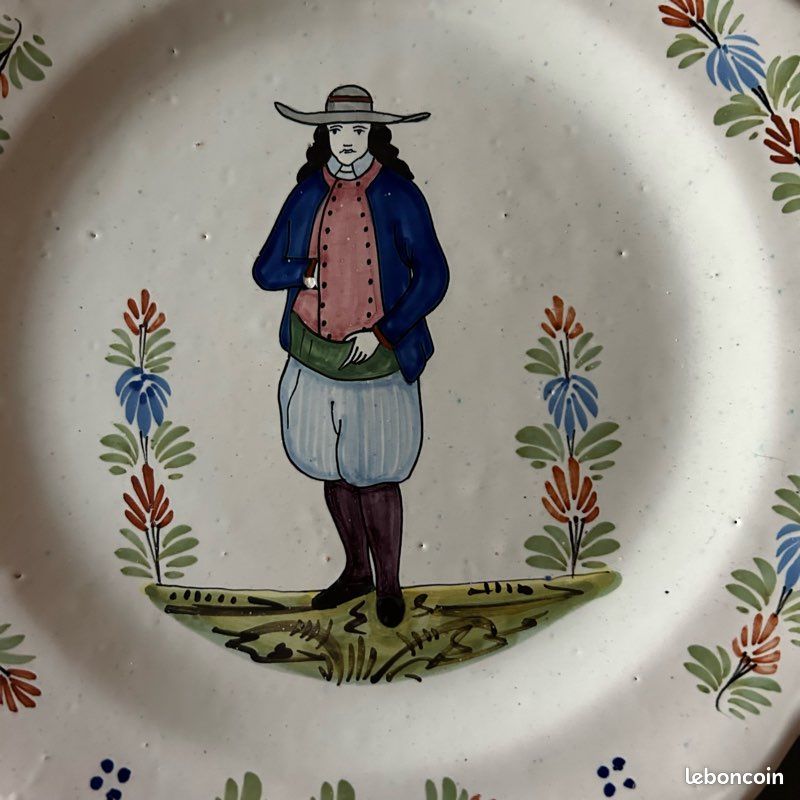 Assiette ancienne bretonne (image 2)