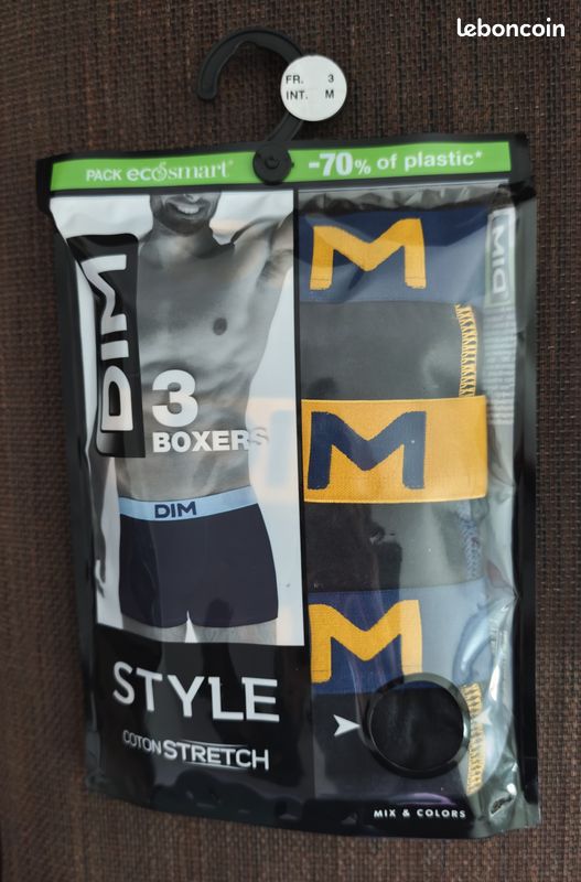 Dim Lot De 3 Boxers Fashion Coton Stretch Garçon - Confort Et Style Quotidien