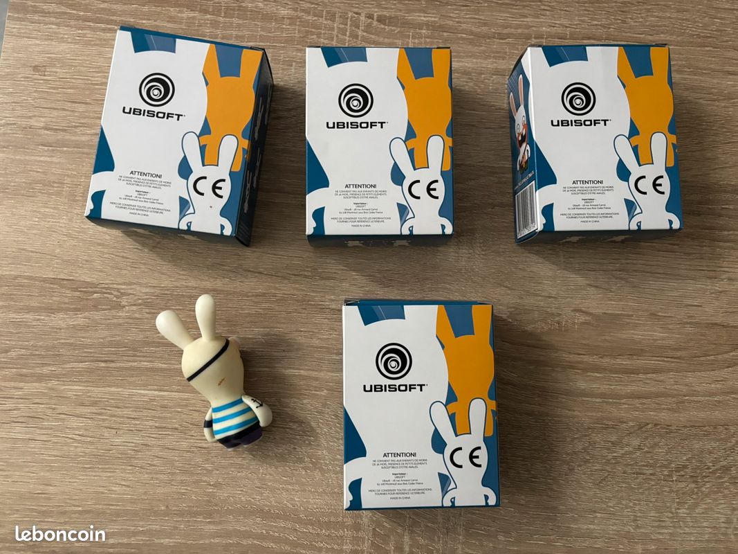 Lot de figurines lapins crétins ubisoft retour vers le passé (image 2)