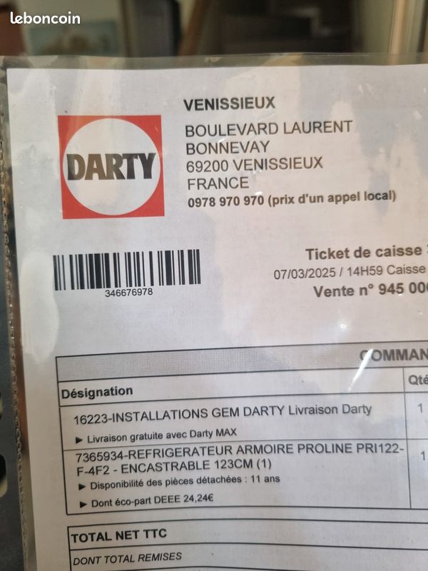 A vendre refrigerateur (image 4)