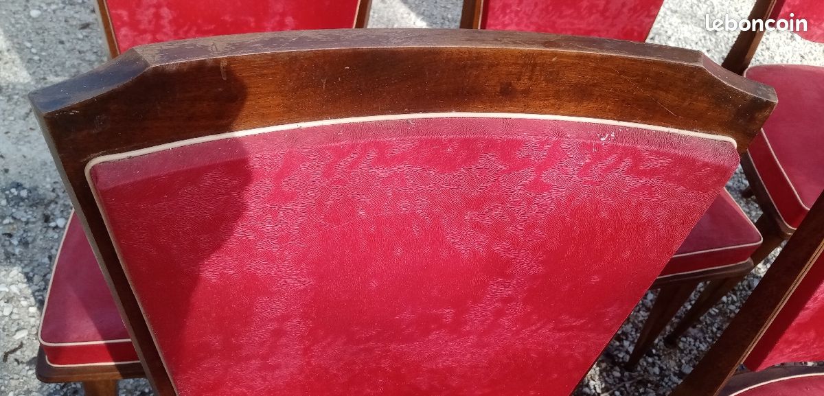 Lot de 8 chaises style Art déco (image 6)