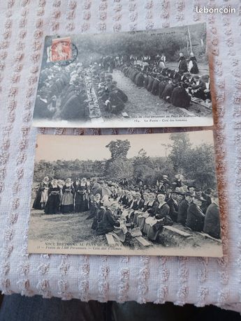 Carte Postale Ancienne - Douarnenez (29) - Une Noce Bretonne - Début 1900