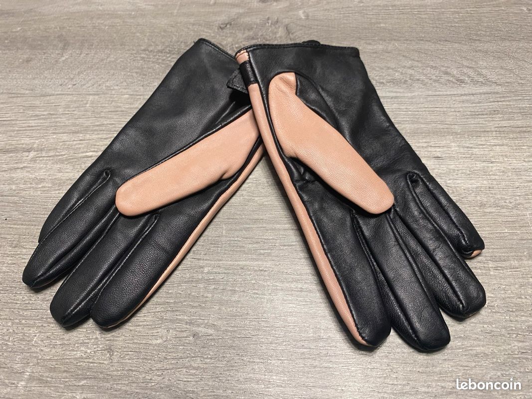 Gants femme Corinna - Accessoires en cuir fourrés lapin