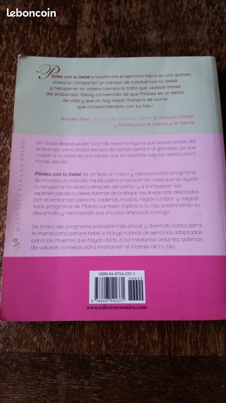 Livre en espagnol PILATES CON TU BEBE (image 2)