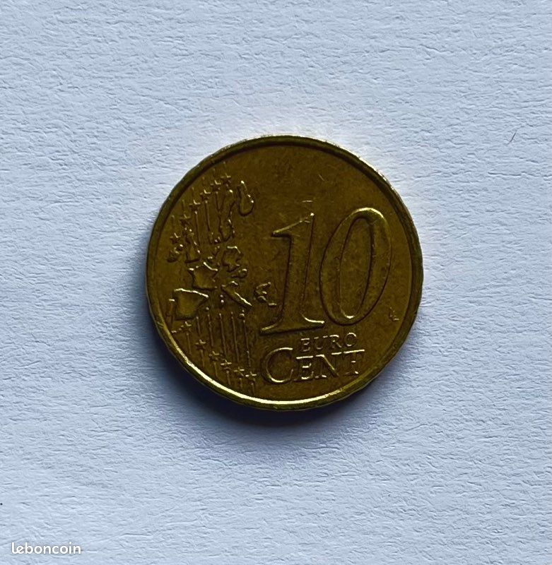 PIECE DE 10 centime euro française année 1999 strié fine EUR 450,00