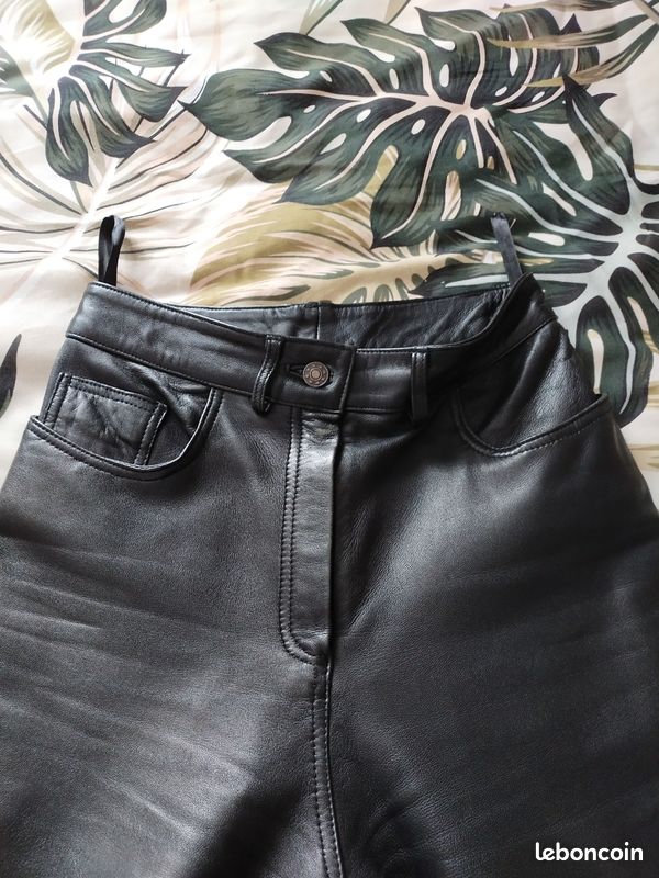 Pantalon cuir femme (image 4)