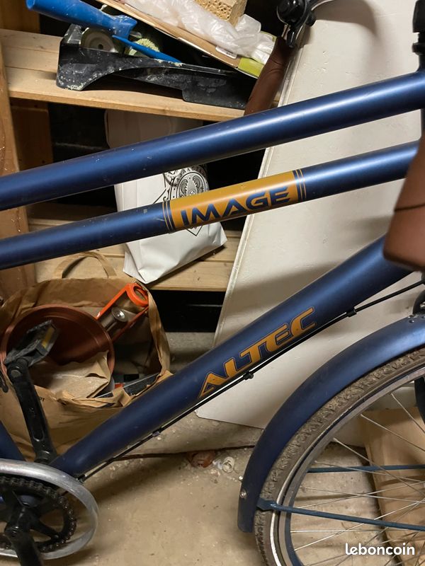 Vélo hollandais bleu Image Altec (image 2)