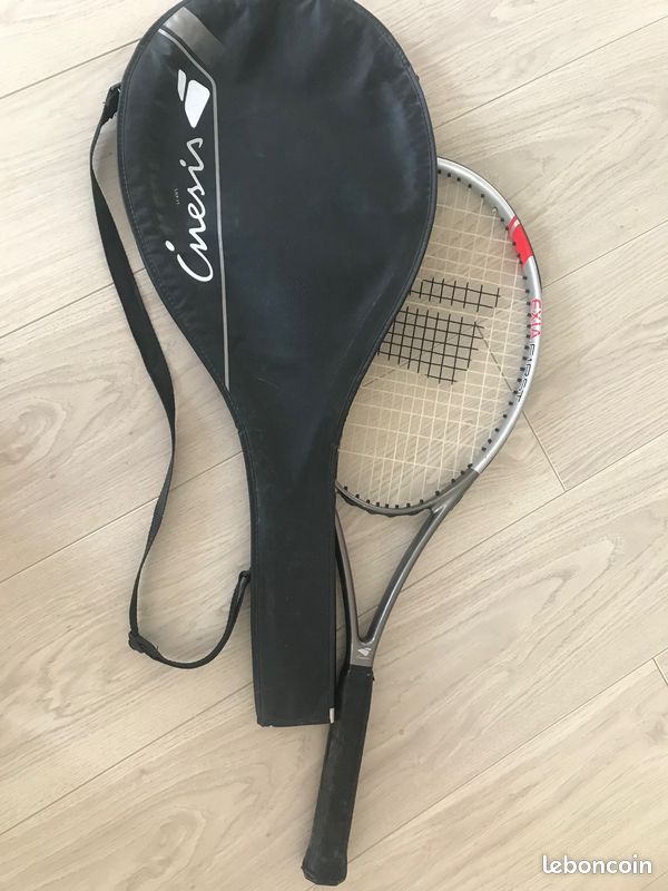 2 Raquettes De Tennis Slazenger Smash 25 + Sac - Rouge Et Blanc, Bon état Occasion