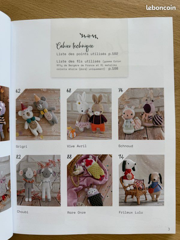Livre amigurumi Crochet Câlin Zess Les éditions de Saxe (image 5)