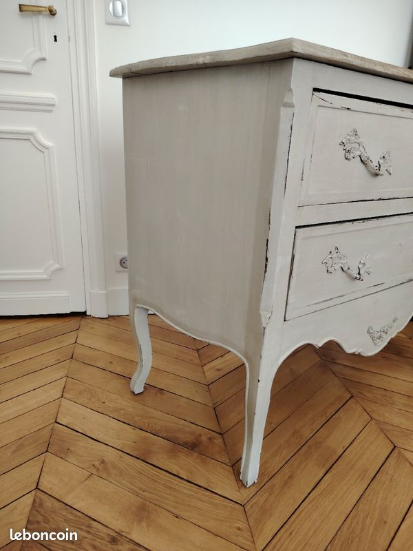 Commode en bois style campagne chic (image 9)